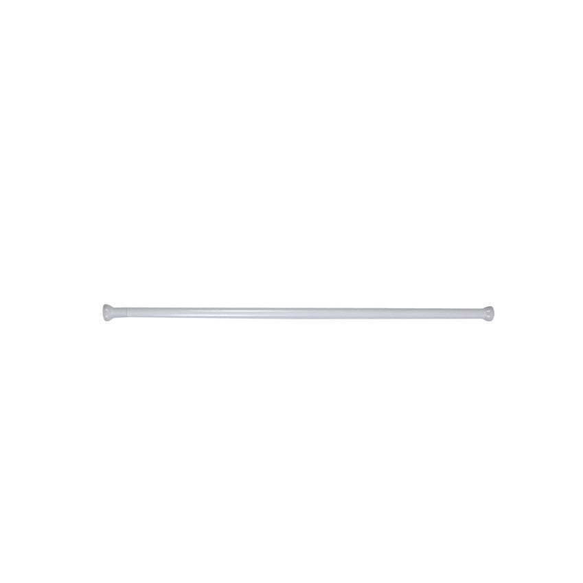 Bara pentru perdea dus, Frandis, 110-180 cm, telescopica, aluminiu alb, TRI110180B