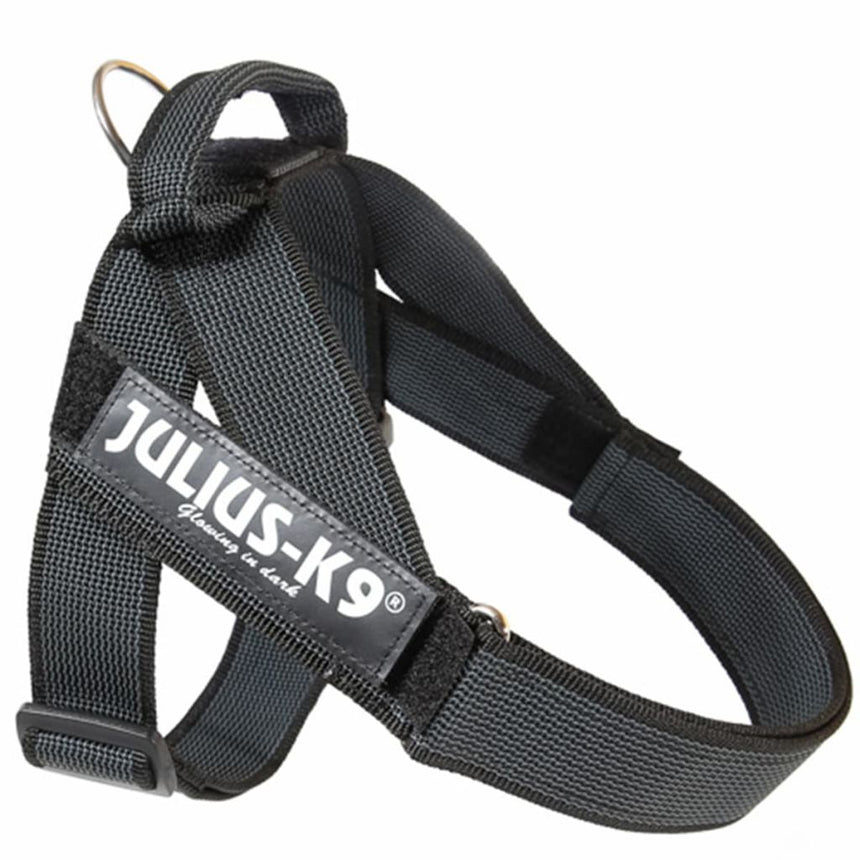Ham IDC centura pentru caini Julius K9, Talie medie, 23-30 kg, marime torace 63-81 cm, Negru