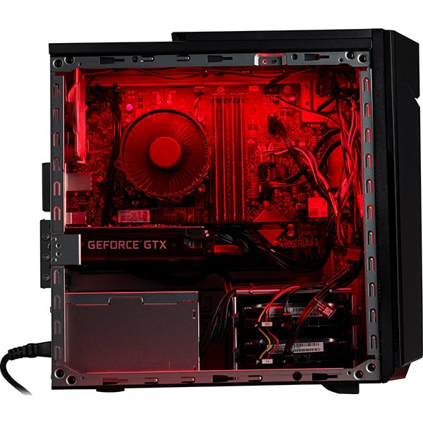 Sistem Desktop Gaming ACER Nitro 50, Intel Core i5-12400F pana la 4.4GHz, 16GB, SSD 512GB, NVIDIA GeForce GTX 1660 6GB, Free Dos, Negru