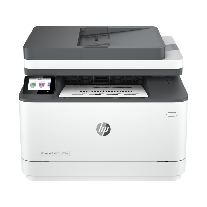 Multifunctional Laser Monocrom HP LaserJet Pro MFP 3102fdwe + HP+