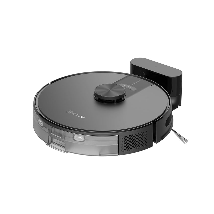 Aspirator robot Wi-Fi EZVIZ cu mop, navigare LDS Lidar, control prin aplicatie, negru, 385 ml
