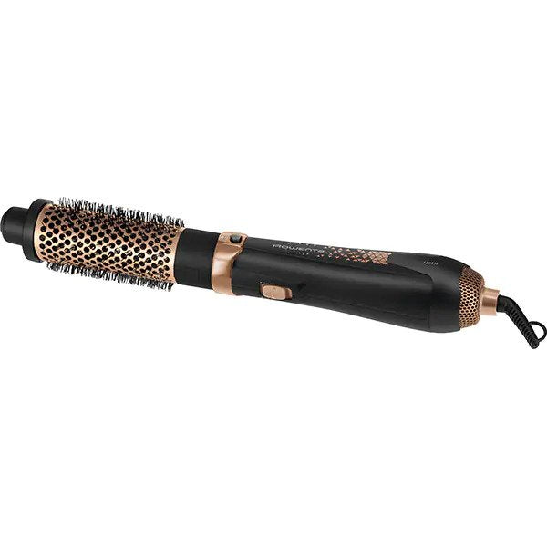 Perie cu aer cald ROWENTA Cooper CF7819F0, 1200W, 2 viteze, 2 trepte temperatura, Invelis Ceramic, Negru-Auriu