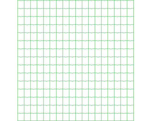 Plasa Gard Zincata Plastifiata Promoplast 1, 5x25 M Verde