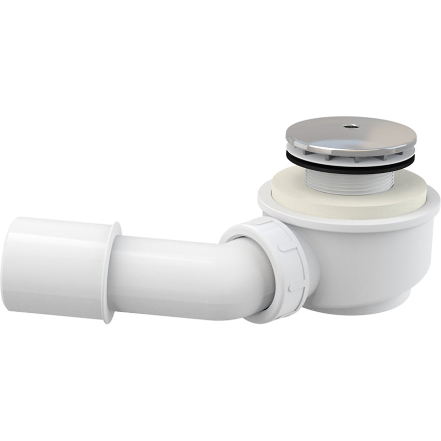 Sifon cadita de dus cu evacuare de Ø50 mm, AlcaPLAST, A471CR-50, polipropilena, anti miros