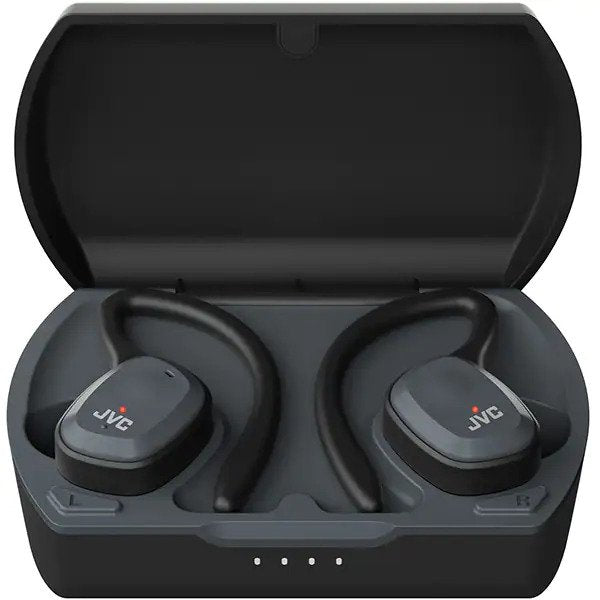 Casti JVC HA-ET45T, True Wireless, Bluetooth, In-Ear, Microfon, Negru