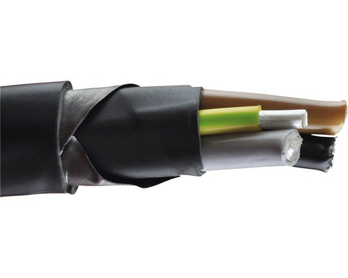 Cablu Armat Din Aluminiu Acyaby-f (Ac2xaby-f) 3x35 Mm² + 1x16 Mm², Conductor Rotund Unifilar