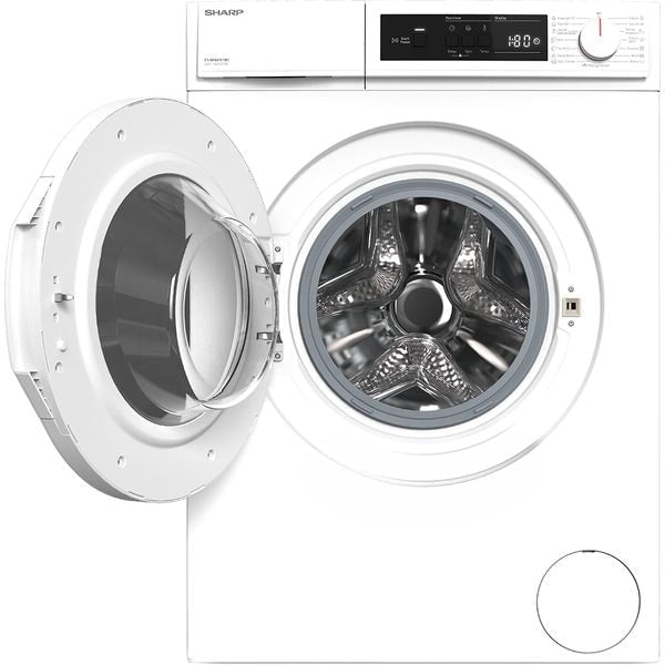 Masina de Spalat Rufe Frontala SHARP ES-NFA6101WC-EE, 6 kg, 1000rpm, Clasa C, Alb