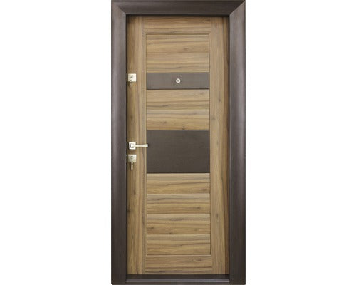 Usa de Intrare Metalica Pentru Interior Arhitect 422 Nuc MT033 Wenge 88x201 cm Dreapta