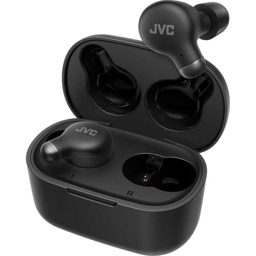 Casti audio In-Ear JVC HA-A25T-BN-E, Bluetooth, True Wireless, Negru