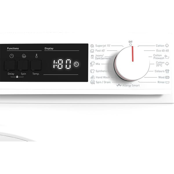 Masina de Spalat Rufe Frontala SHARP ES-NFA6101WC-EE, 6 kg, 1000rpm, Clasa C, Alb