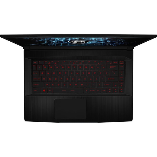 Laptop Gaming MSI Thin GF63 12VF-640XRO, Intel Core i7-12650H pana la 4.7GHz, 15.6" FHD, 16GB, SSD 512GB, NVIDIA GeForce RTX 4060 8GB, Free DOS, Negru