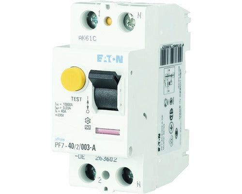 Intreruptor Simplu Cu Protectie Diferentiala Eaton Xpole 2p 25a 10ka/100ma