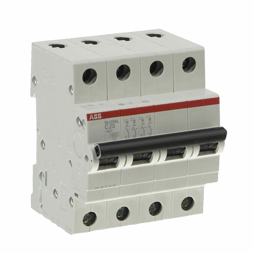 Disjunctor tetrapolar 20A ABB