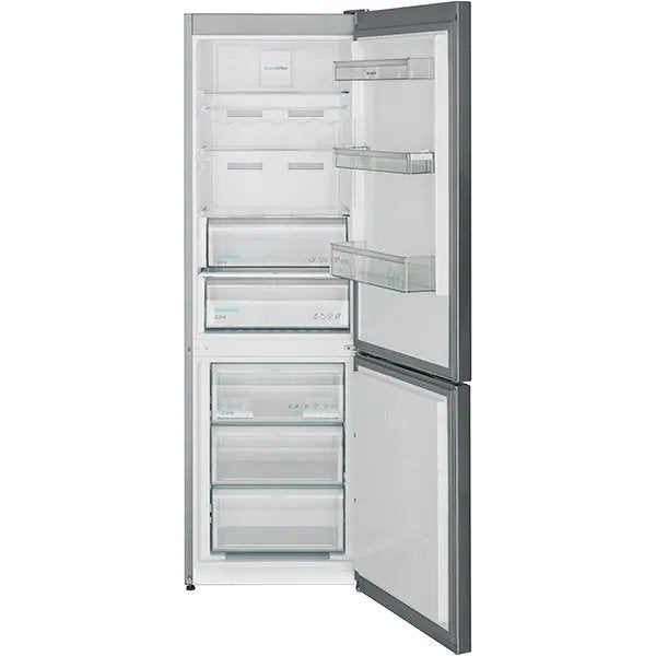 Combina frigorifica SHARP SJ-BA31DHXIE-EU, AdvancedNoFrost, 331 l, H 186 cm, Clasa E, Inox