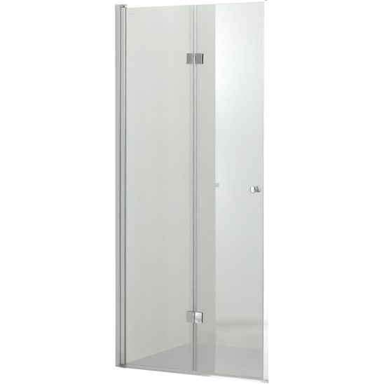 Usa Dus Pentru Nisa Plianta Form&style Modena 90x195 Cm Profil Crom Sticla Transparenta