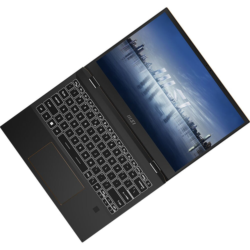 Laptop 2 in 1 MSI Summit E13 Flip Evo A13MT-235RO, Intel Core i7-1360P pana la 5GHz, 13.4" WUXGA Touch, 16GB, SSD 1TB, Intel Iris Xe Graphics, Windows 11 Home, Negru