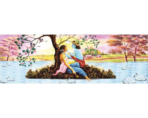 Tablou Canvas Krishna 50x150 Cm