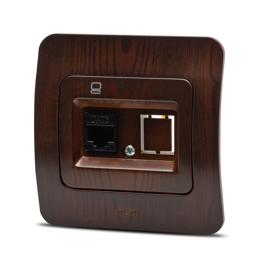 Priza UTP RJ45 Elbi Jazz Cat6 Incastrat Nuc Inchis ST