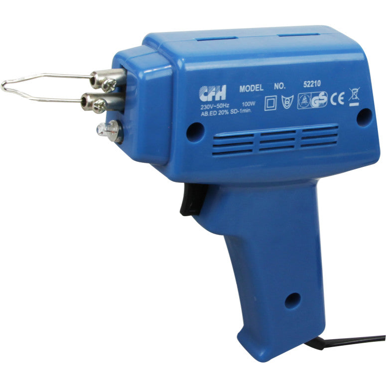 Fier de lipit electric cu inductie, CFH GE 100, 300 °C, Albastru
