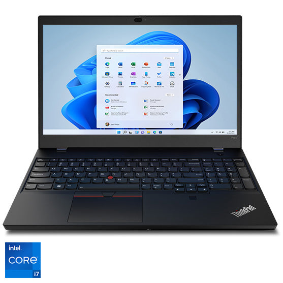 Laptop Lenovo 15.6'' ThinkPad T15p Gen 3, FHD IPS, cu procesor Intel® Core™ i7-12700H (24M Cache, up to 4.70 GHz), 16GB DDR5, 512GB SSD, GeForce RTX 3050 4GB, Win 11 DG Win 10 Pro, Black