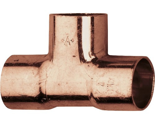 Element T/Teu 28 mm, 10 bucati, Cupru