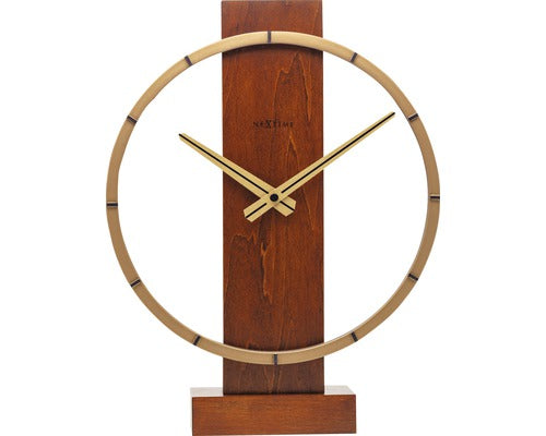 Ceas Perete/de Masa Nextime Carl Lemn 34x27 Cm