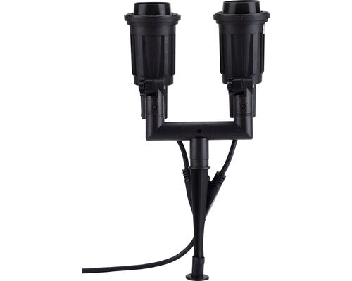 Proiector Spot Verpackungsdesign 2x80w, Pentru Exterior Ip44, Negru