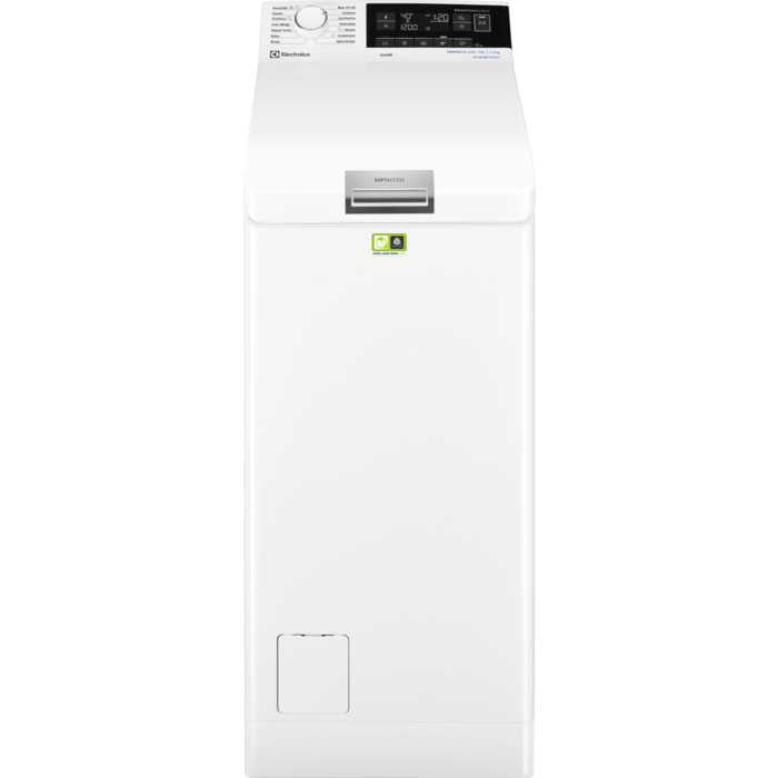 Masina de spalat rufe cu incarcare verticala Electrolux EW7TN3372, 7 kg, 1200 rpm, Clasa C, SteamCare cu EcoSpray, SensiCare, Motor Inverter cu Magnet Permanent, SoftOpening, Alb