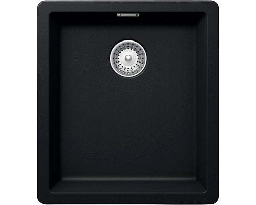 Chiuveta granit Schock Greenwich N-100S Puro Cristadur, 406 x 456 mm, adancime cuva 200 mm, montare sub blat