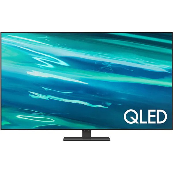 Televizor Samsung QLED 55Q80A, 138 cm, Smart, 4K Ultra HD, 100Hz, Clasa G