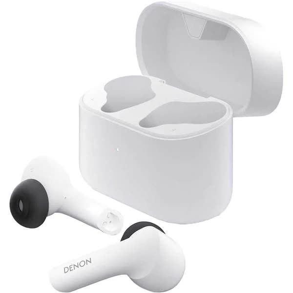 Casti DENON AH-C630W, True Wireless, Bluetooth, In-Ear, Microfon, Alb