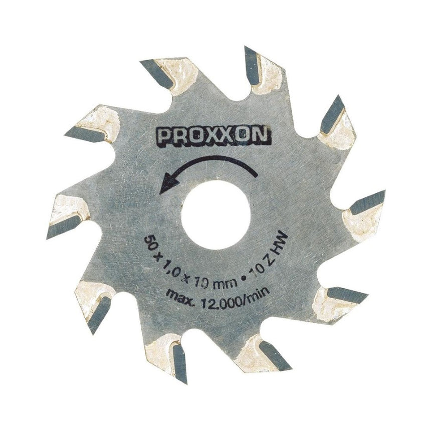 Disc debitor cu dinti din tungsten, 50mm, 10dinti, pentru ferastrau circular KS 230, Proxxon