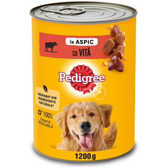 Conserva Hrana Umeda pentru Caini PEDIGREE, Vita, 1.2 kg