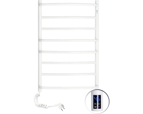 Calorifer Baie PortProsop Electric din Otel NAVIN Omega 530x800, termostat senzor conexiune Stanga