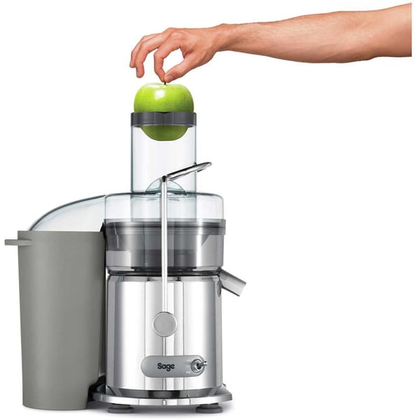 Storcator Fructe si Legume SAGE BJE410, 2l, 1200W, 2 Trepte Viteza, Argintiu-Gri