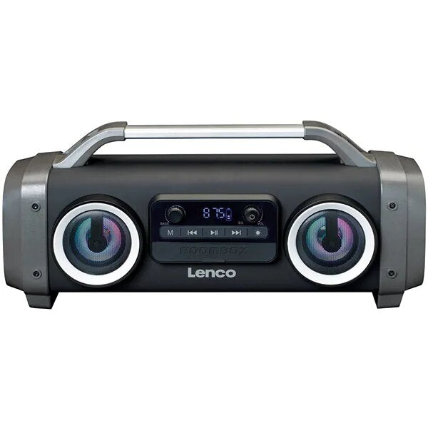 Boxa Portabila LENCO SPR-100BK, 25W, Bluetooth, Radio FM, MicroSD, Waterproof, Negru