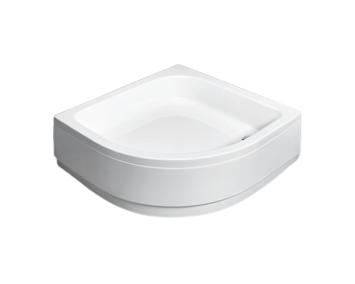 Cadita de dus semirotunda Radaway Samos A 90x90x29,5 cm acril alb montaj cu panou 4S99300-03