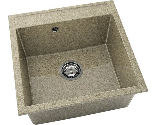 Chiuveta Bucatarie Cu O Cuva Fat Avangard 225 51x51 Cm, Fara Picurator, Granixit Calahari