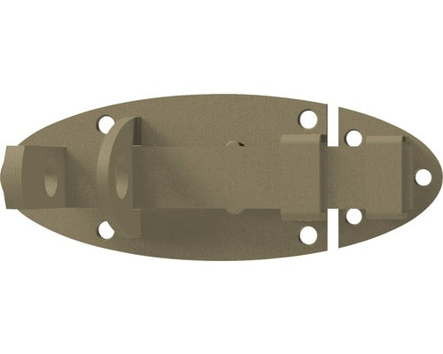 Zavor Metalic Universal Alberts Duravis 90x44 Mm, Blocare Cu Lacat, Otel Zincat Maro Deschis