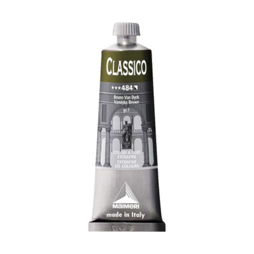 Culoare in Ulei Classico Maimeri, Vandyke Brown, 60 ml