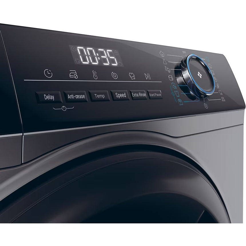 Masina de spalat rufe frontala HAIER HW80-B14939S8, Steam, 8 kg, 1400rpm, Clasa A, Alb