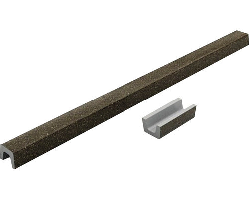 Prag cabina dus drept din granixit 140 cm Brownie