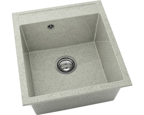 Chiuveta Bucatarie Cu O Cuva Fat Avangard 224 51x46 Cm, Fara Picurator, Granixit Pewter