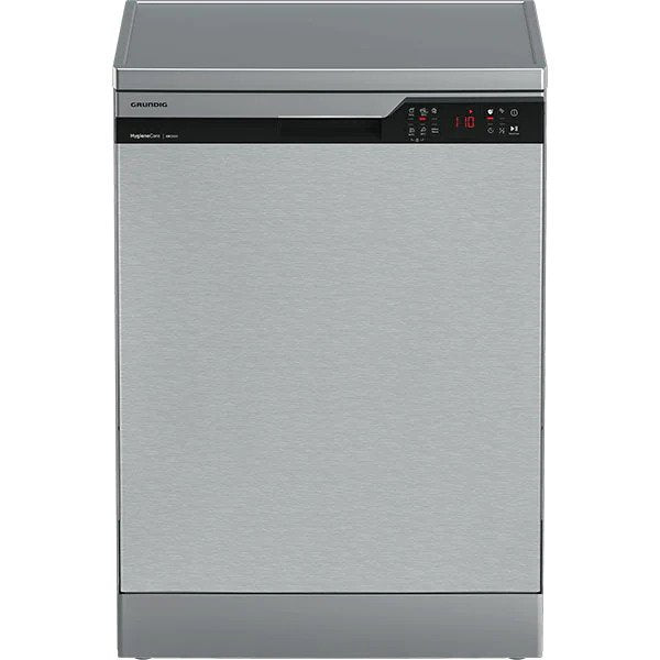 Masina de spalat vase GRUNDIG GNFP3450X, HygieneCare, 14 seturi, 6 programe, 60 cm, Clasa E, Inox