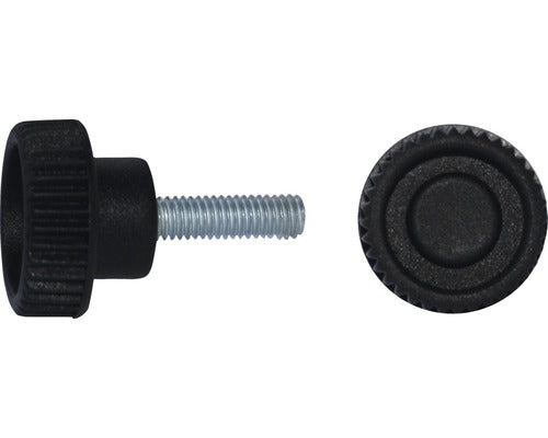 Suruburi Metrice Randalinate Dresselhaus 6x20 Mm Otel & Plastic Negru, 20 Bucati, Pentru Infiletare Manuala