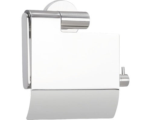 Suport hartie igienica cu capac Tiger Boston, inox