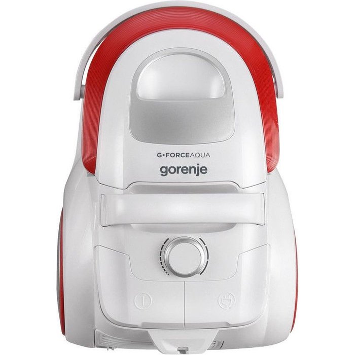 Aspirator Gorenje VCEB01GAWWF, 700W, aspirare umeda si uscata, rezervor 3L, filtru HEPA, alb-rosu