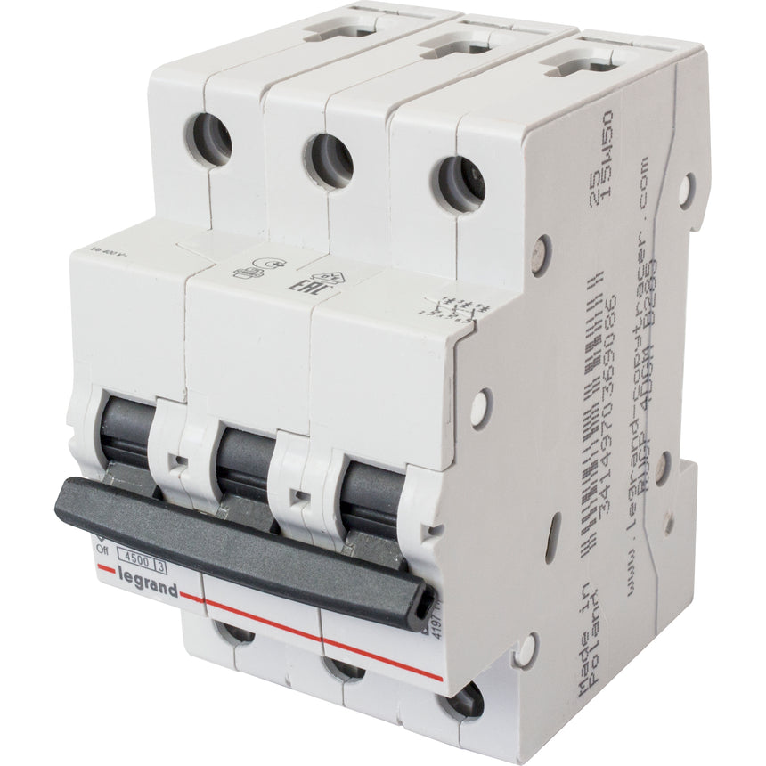 Siguranta automata Legrand RX3 3P curba C, 32A 4,5kA