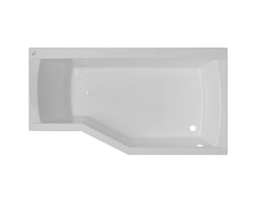 Cada Pe Colt Asimetrica Belform Noa 90x170x62 Cm Colt Dreapta Acril Alb 27cb0026