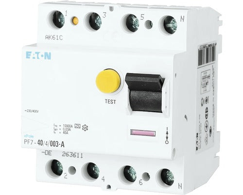 Intreruptor Simplu Cu Protectie Diferentiala Eaton Xpole 4p 63a 10ka/100ma